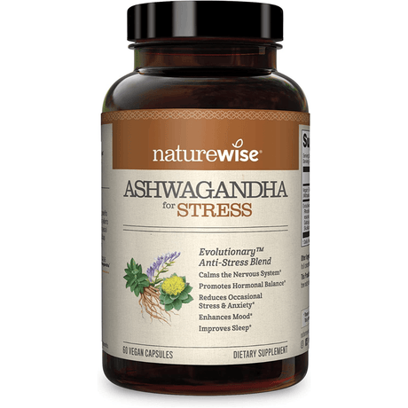 NatureWise Ashwagandha - 60 Cápsulas Veganas - Haz Tu Pedido