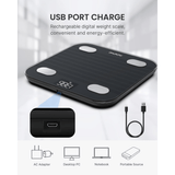 Renpho Báscula Inteligente Recargable Por USB Para Grasa Corporal IMC - Haz Tu Pedido