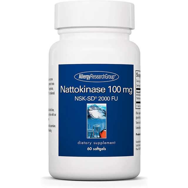 Allergy Research Group Nattokinase 100 mg - 60 Cápsulas Blandas - Haz Tu Pedido