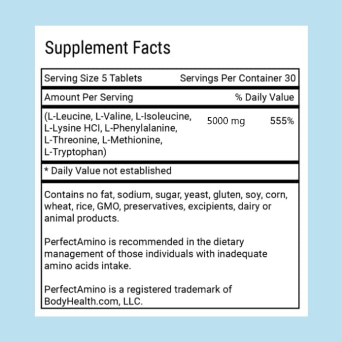 Advanced Bionutritionals PerfectAmino - 150 Tabletas - Haz Tu Pedido