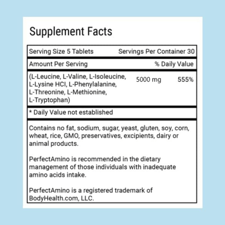 Advanced Bionutritionals PerfectAmino - 150 Tabletas - Haz Tu Pedido