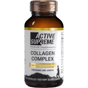 Active Supreme Collagen Complex Tipo 2 with Hyaluronic Acid and Vitamin C - 90 Cápsulas - Haz Tu Pedido