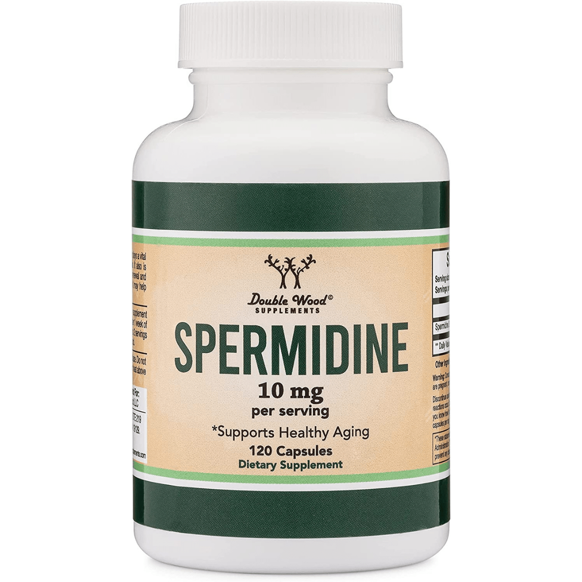 Double Wood Spermidine 10 mg - 120 Cápsulas - Haz Tu Pedido