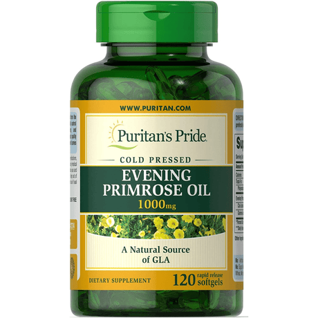 Puritans Pride Evening Primrose Oil 1000 Mg - 120 Cápsulas Blandas - Haz Tu Pedido