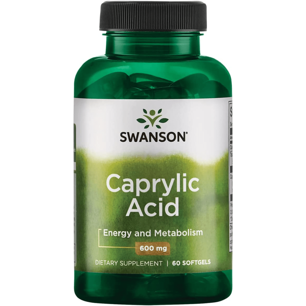 Swanson Caprylic Acid 600 mg - 60 Cápsulas Blandas - Haz Tu Pedido