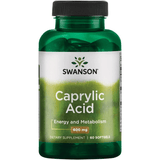 Swanson Caprylic Acid 600 mg - 60 Cápsulas Blandas - Haz Tu Pedido