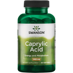 Swanson Caprylic Acid 600 mg - 60 Cápsulas Blandas - Haz Tu Pedido