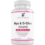 Adora Organics Myo& D-Chiro Inositol with Folate And Vitamin D - 120 Cápsulas - Haz Tu Pedido