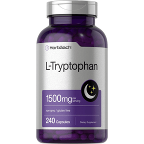 Horbaach L -Tryptophan 1500 mg - 240 Cápsulas - Haz Tu Pedido