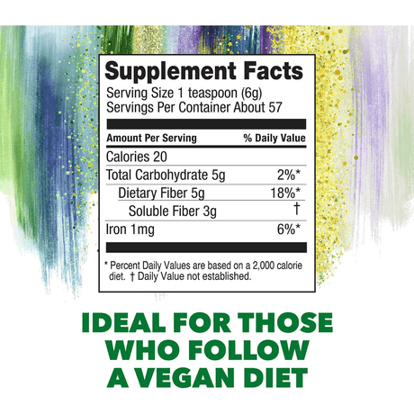 konsyl Organic Psyllium Fiber - 340 g - Haz Tu Pedido
