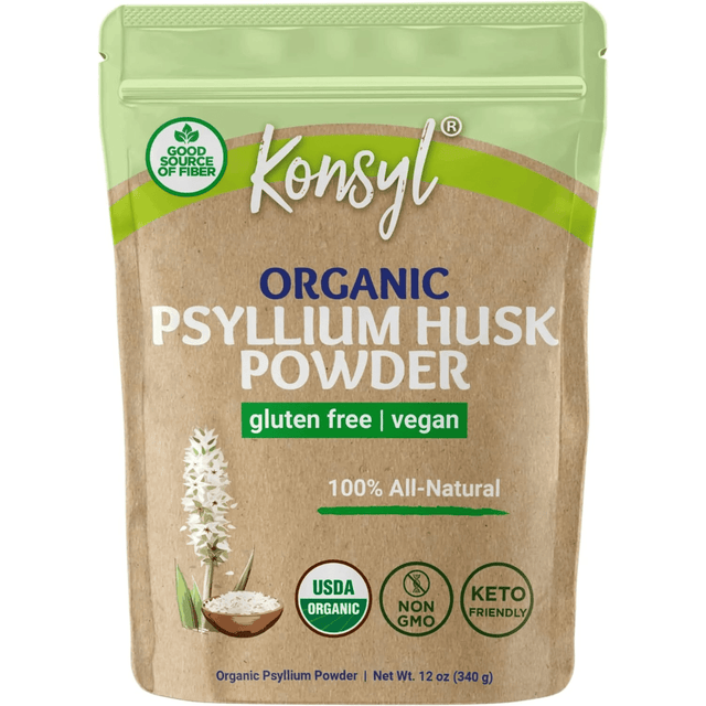 konsyl Organic Psyllium Husk Powder - 340 g - Haz Tu Pedido