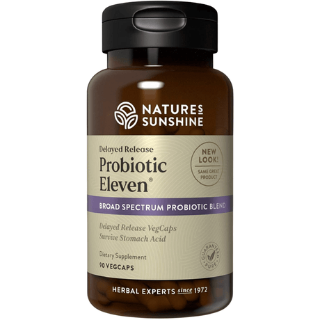 Nature's Sunshine Probiotic Eleven - 90 Cápsulas - Salud Intestinal - Haz Tu Pedido