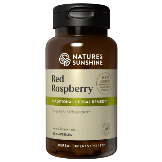 Nature's Sunshine Red Raspberry - 100 Cápsulas - Haz Tu Pedido