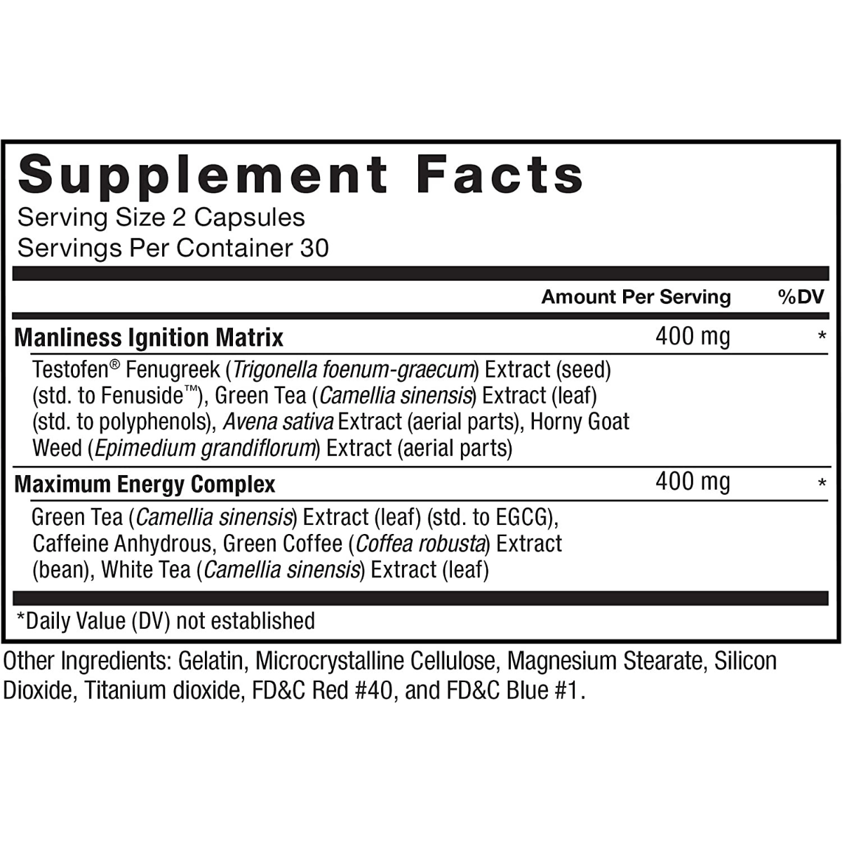 Force Factor Testosterone Boosters Test X180 IGNITE - 60 Cápsulas - Haz Tu Pedido