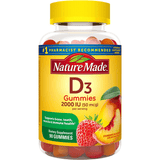 Nature Made Vitamin D3 2000 IU (50 mcg) - Fresa, Durazno & Mango - Haz Tu Pedido