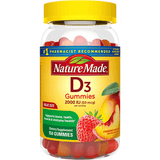 Nature Made Vitamin D3 2000 IU (50 mcg) - Fresa, Durazno & Mango - Haz Tu Pedido