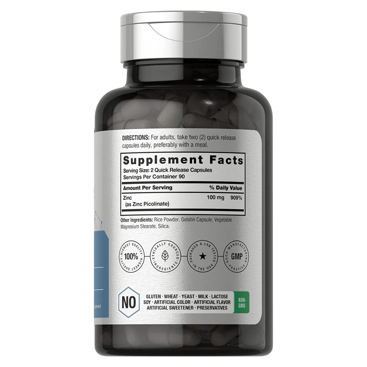 Horbaach Zinc Picolinate - 180 Cápsulas - Haz Tu Pedido