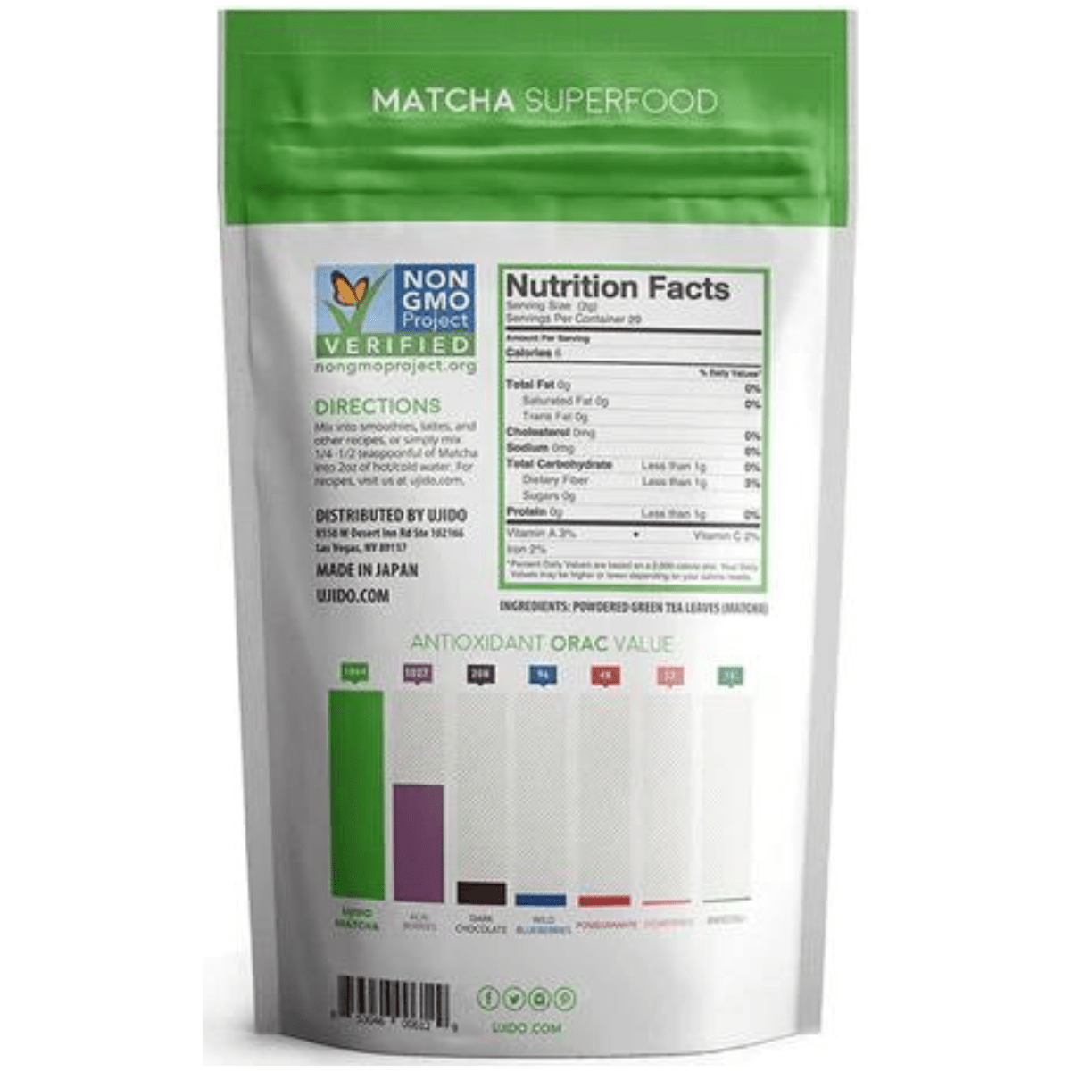 Ujido Matcha Green Tea - 56 g - Haz Tu Pedido