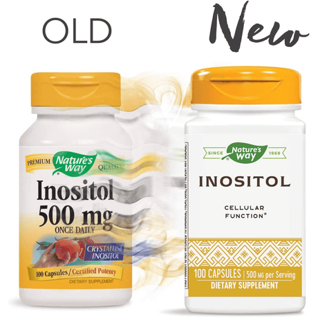 Natures Way Inositol 500 mg - 100 Cápsulas - Haz Tu Pedido