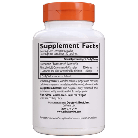 Fitosoma de Cúrcuma - 60 Cápsulas Vegetales - Haz Tu Pedido