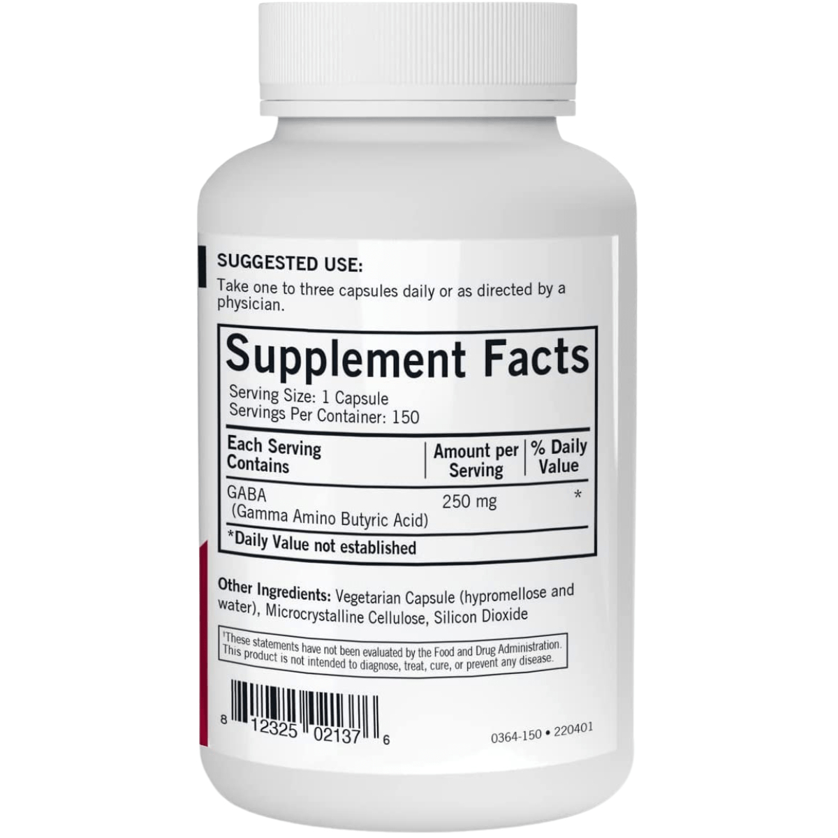 Kirkman GABA 250 mg - 150 Cápsulas - Haz Tu Pedido