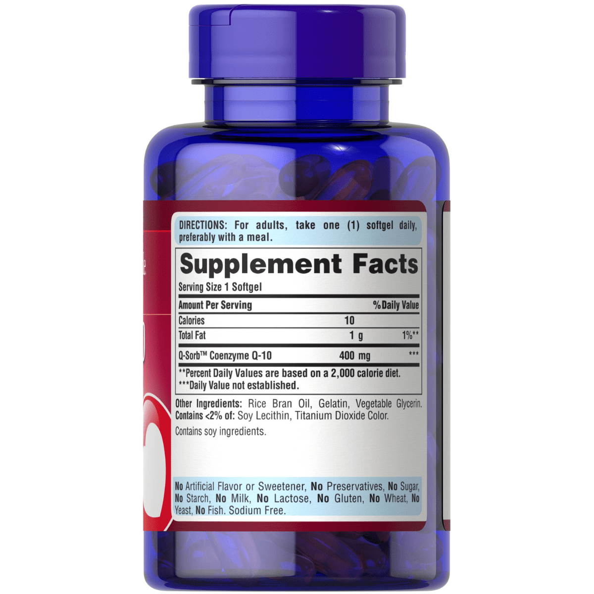 Puritans Pride Q-SORB - CO Q-10 - 400 mg - Haz Tu Pedido