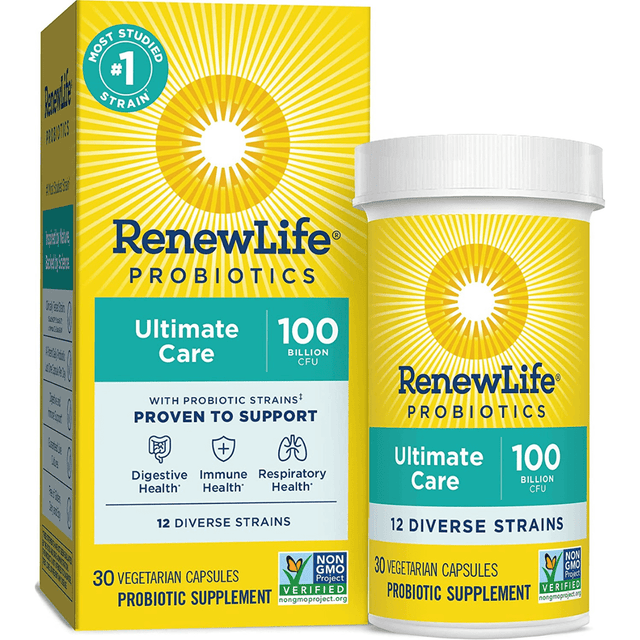 Renew Life Ultimate Flora Probiotic 100 Billion- 30 Cápsulas Vegetarianas - Haz Tu Pedido