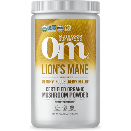 Om Mushroom Superfood Organic Lion's Mane Mushroom - Haz Tu Pedido