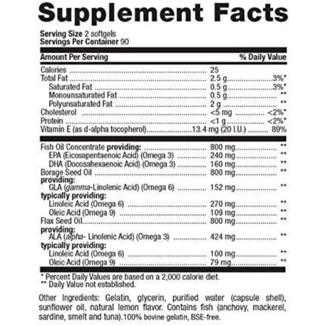 Country Life Ultra Concentrated Omega 3-6-9 Complete - Limón - Haz Tu Pedido