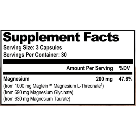 Natural Stacks Magnesium Complex - 90 Cápsulas Veganas - Haz Tu Pedido