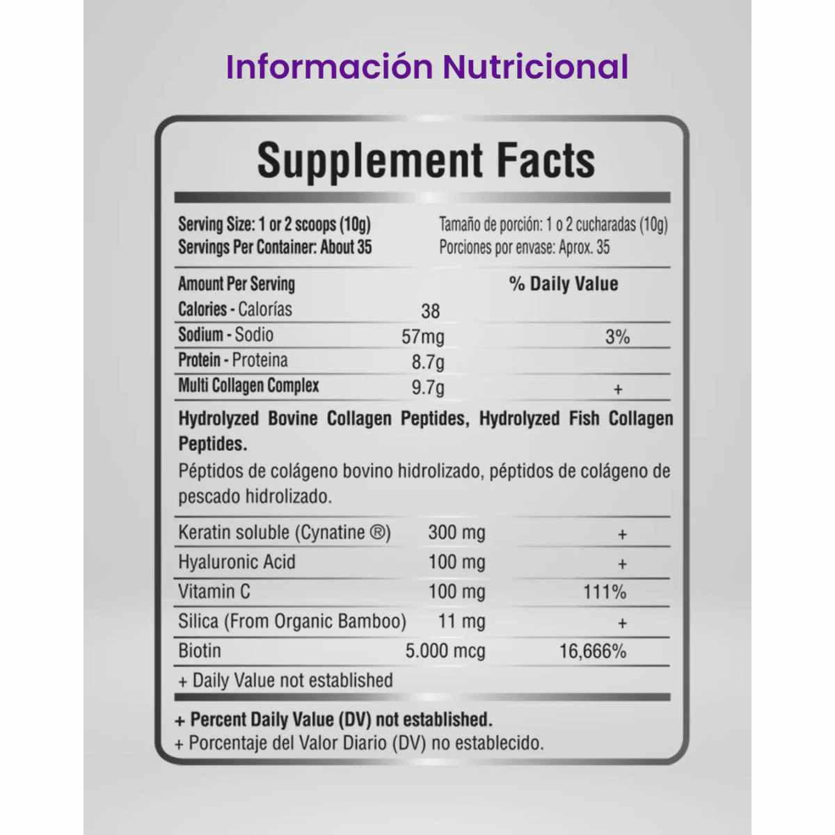 Colágeno Extra Fuerte - 350 g - Haz Tu Pedido