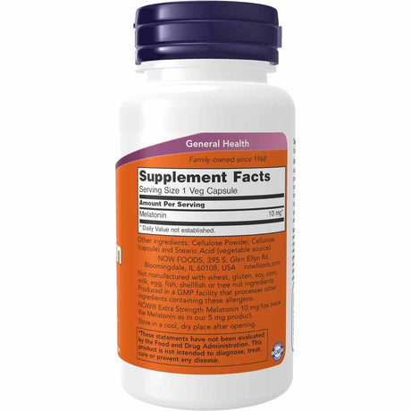 Melatonina 10 mg - 100 Cápsulas - Haz Tu Pedido