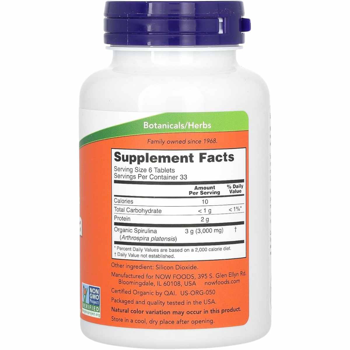 Espirulina - 500 mg - Haz Tu Pedido