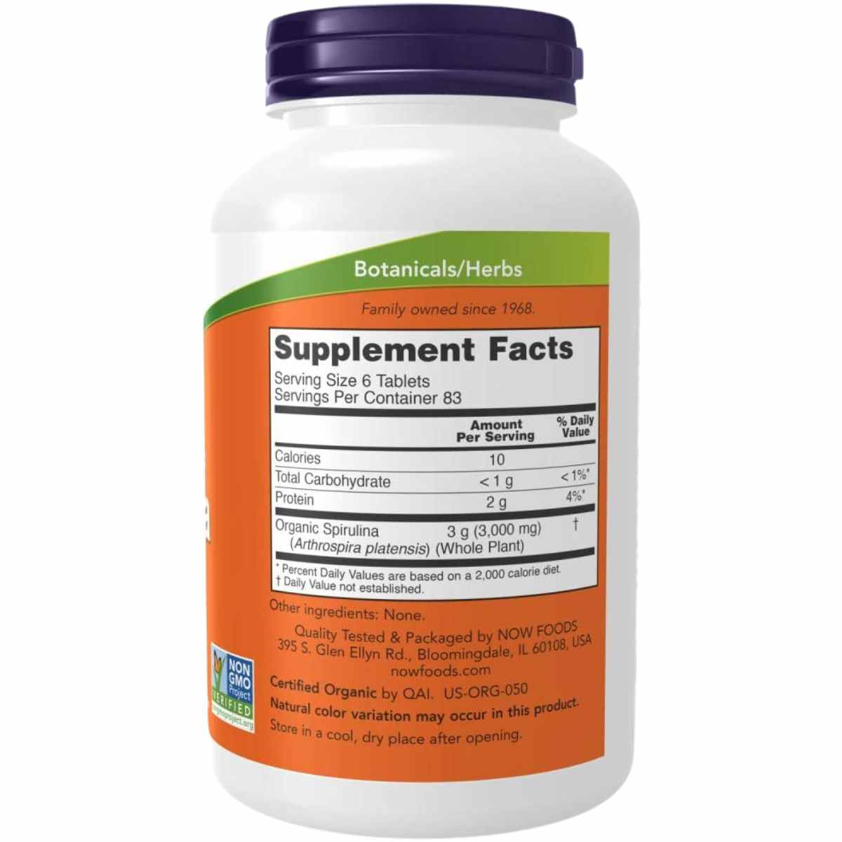 Espirulina - 500 mg - Haz Tu Pedido