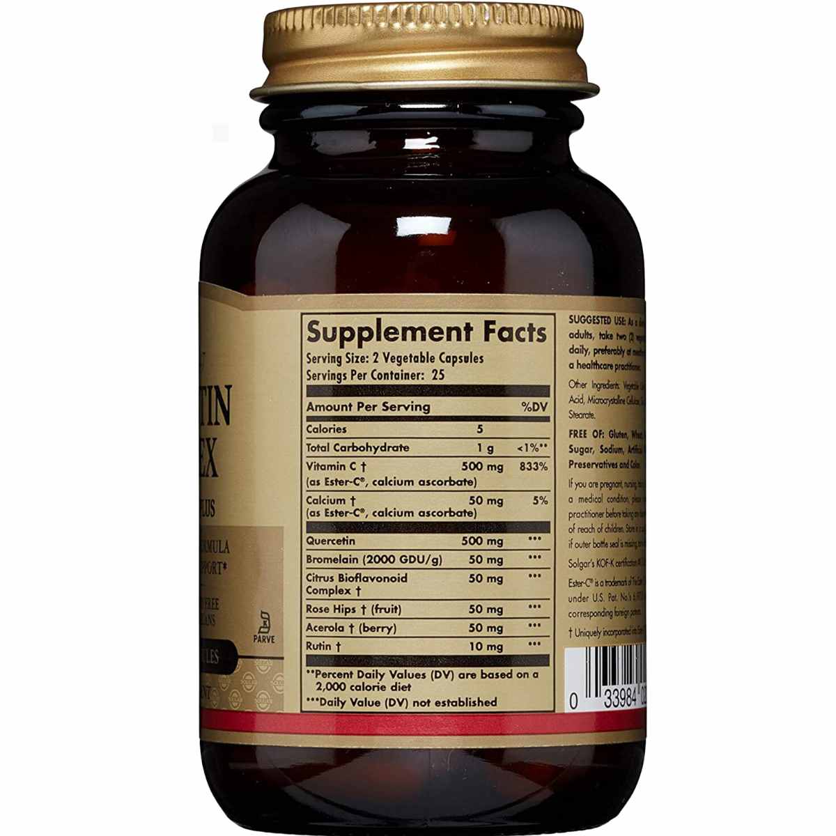 Complejo de Quercetina- 50 Capsulas Vegetales - Haz Tu Pedido