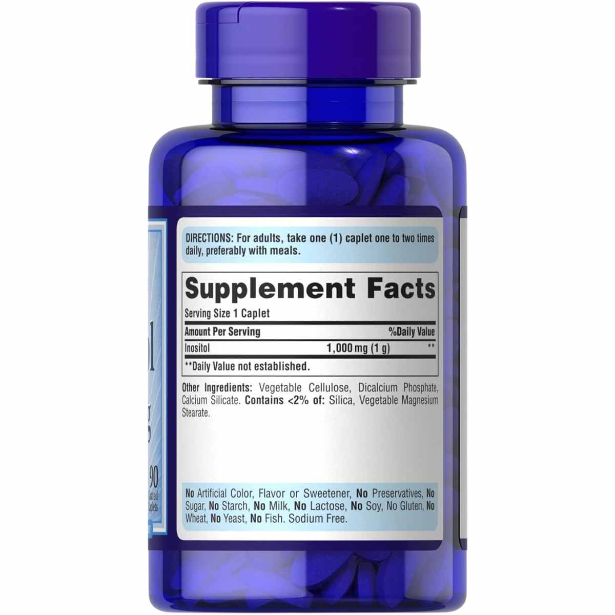 Inositol 1000 mg - 90 Comprimidos - Haz Tu Pedido