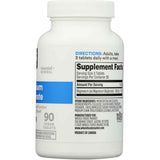 Etiqueta de 365 by Whole Foods Market bisglicinato de magnesio 300 mg, presentación de 90 tabletas