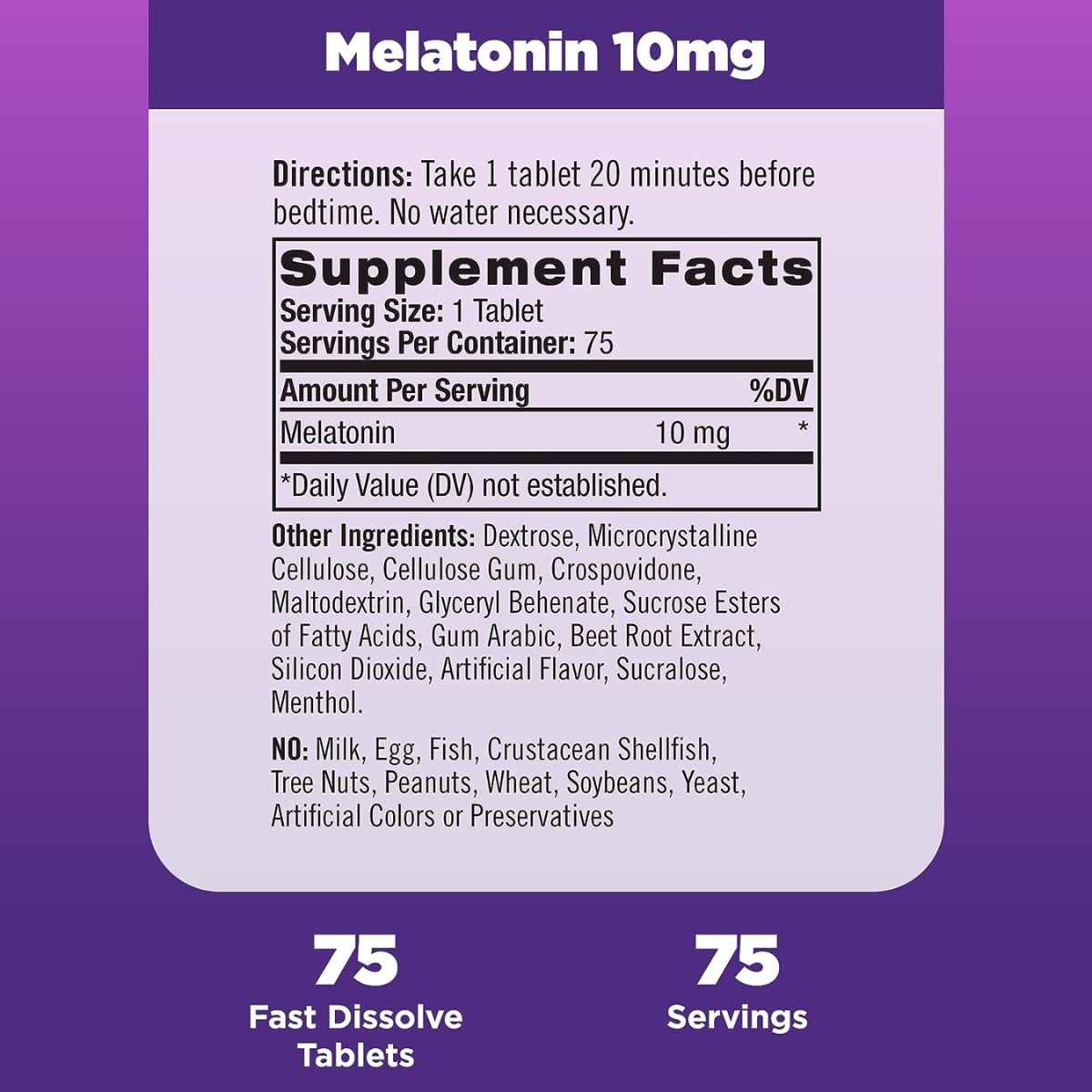 Melatonina 10 mg - Fresa - Haz Tu Pedido