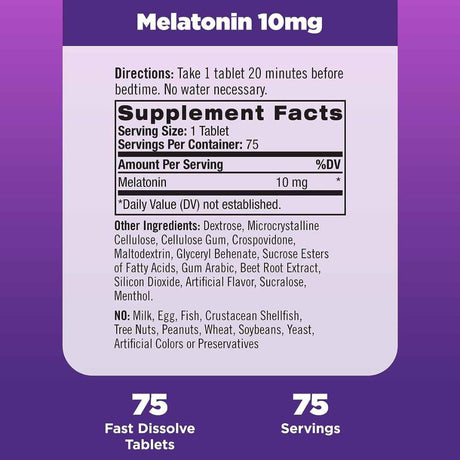 Melatonina 10 mg - Fresa - Haz Tu Pedido
