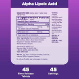 Ácido Alfa Lipoico - 45 Tabletas - Haz Tu Pedido