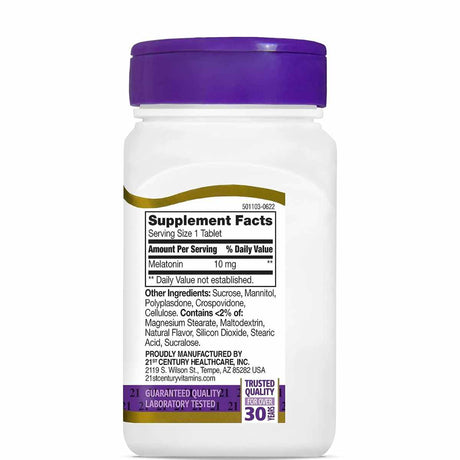 Melatonina 10 mg - 120 Tabletas - Haz Tu Pedido