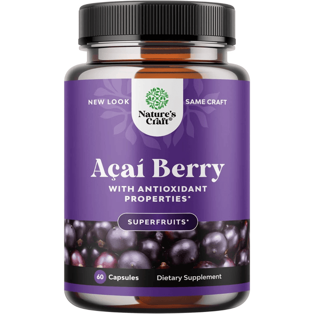 Natures Craft Acai Berry - 60 Capsules - Haz Tu Pedido