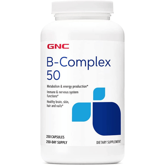 GNC B-Complex 50 - 250 Cápsulas - Haz Tu Pedido