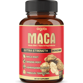Agobi Maca Made With 7 Natural Ingredients - 90 Cápsulas - Haz Tu Pedido