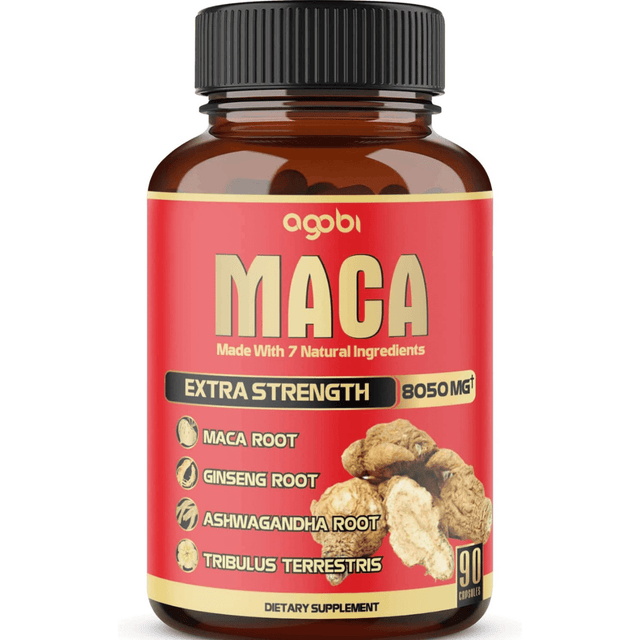 Agobi Maca Made With 7 Natural Ingredients - 90 Cápsulas - Haz Tu Pedido