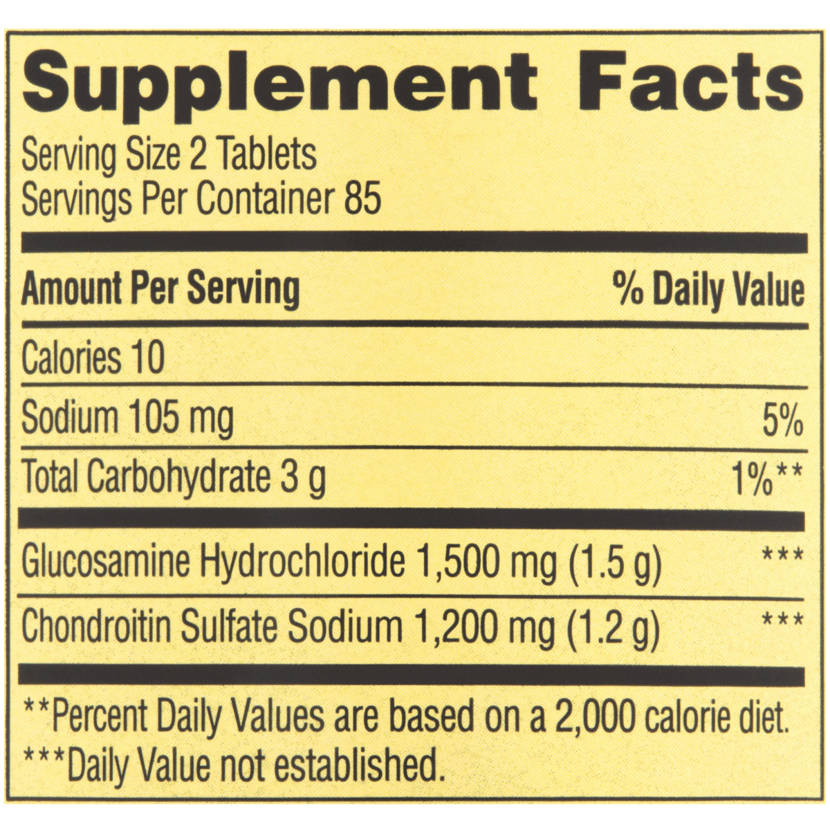 Spring Valley Glucosamine Chondroitin - 170 Tabletas - Haz Tu Pedido