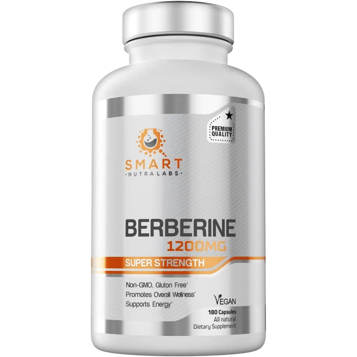 SMART NUTRALABS Berberina HCL 1200 mg - 180 Cápsulas Veganas - Haz Tu Pedido
