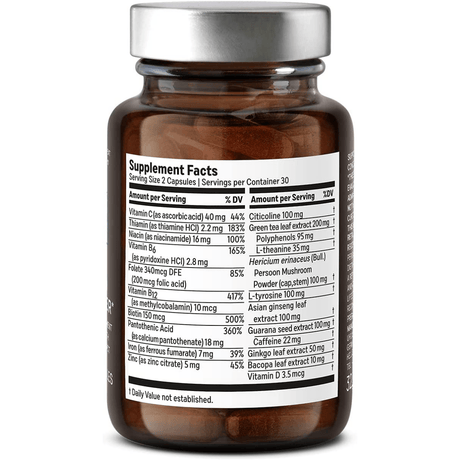 CLAV Nootropico Con Ginkgo Biloba - 60 Cápsulas - Haz Tu Pedido