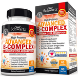 BioSchwartz Advanced B Complex With Vitamin C - 60 Cápsulas Vegetales - Haz Tu Pedido