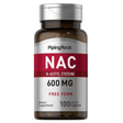 Piping Rock N-Acetyl Cysteine (NAC) - 100 Comprimidos Recubiertos - Haz Tu Pedido
